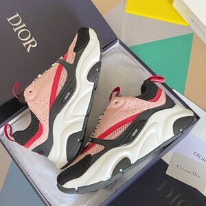 White/Red Dior B22 Sneakers